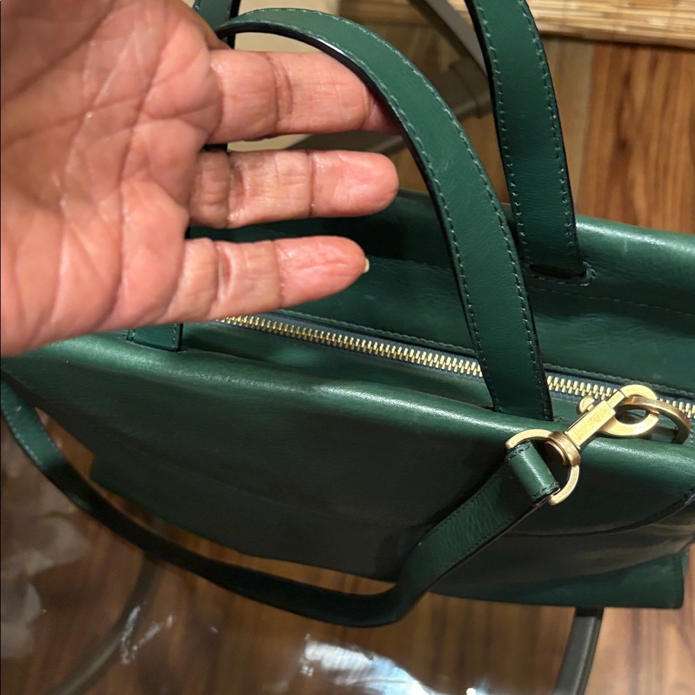 Kate Spade Forest Green Shoulder Bag - Picture 3 of 7